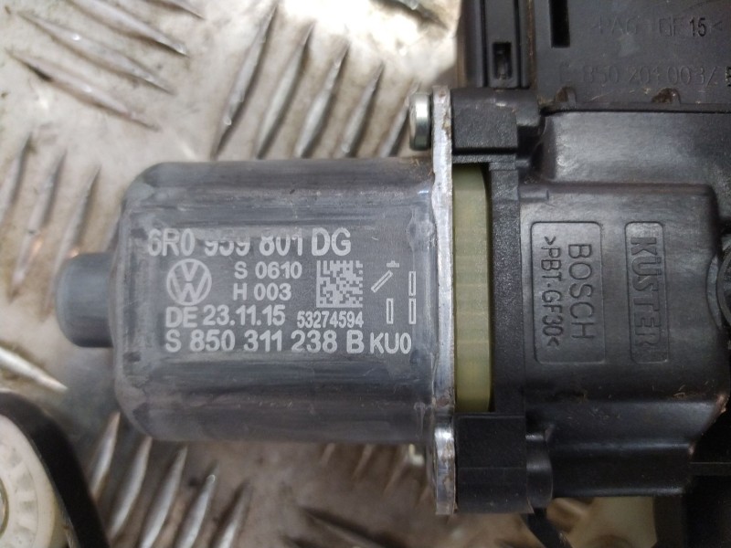Recambio de elevalunas delantero derecho para volkswagen polo v (6r1, 6c1) 1.4 tdi referencia OEM IAM 0130822531  
