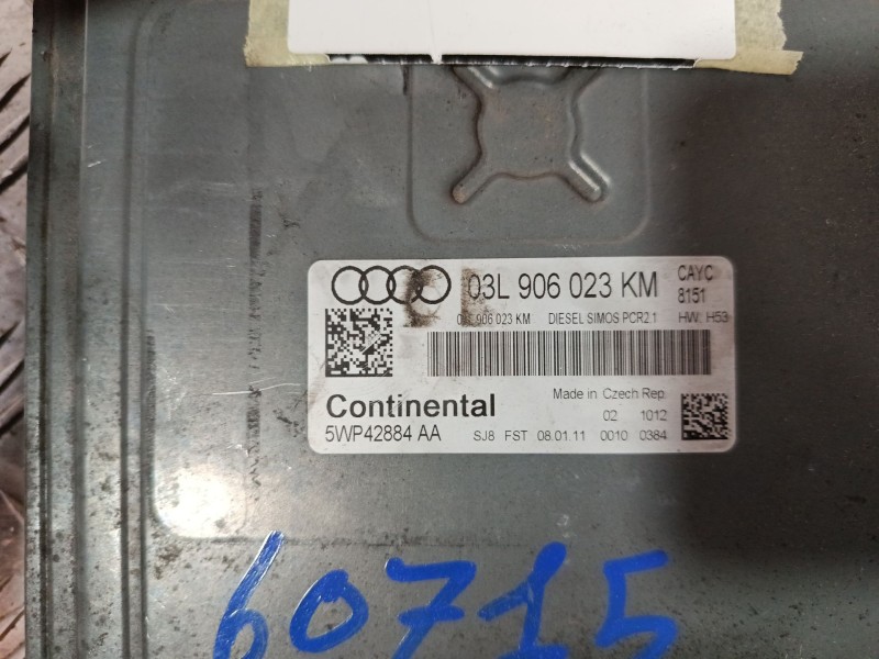 Recambio de centralita motor uce para audi a1 (8x1, 8xk) 1.6 tdi referencia OEM IAM 03L906023KM  