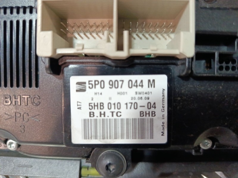Recambio de mando climatizador para seat altea xl (5p5, 5p8) 1.9 tdi referencia OEM IAM 5P0907044M  