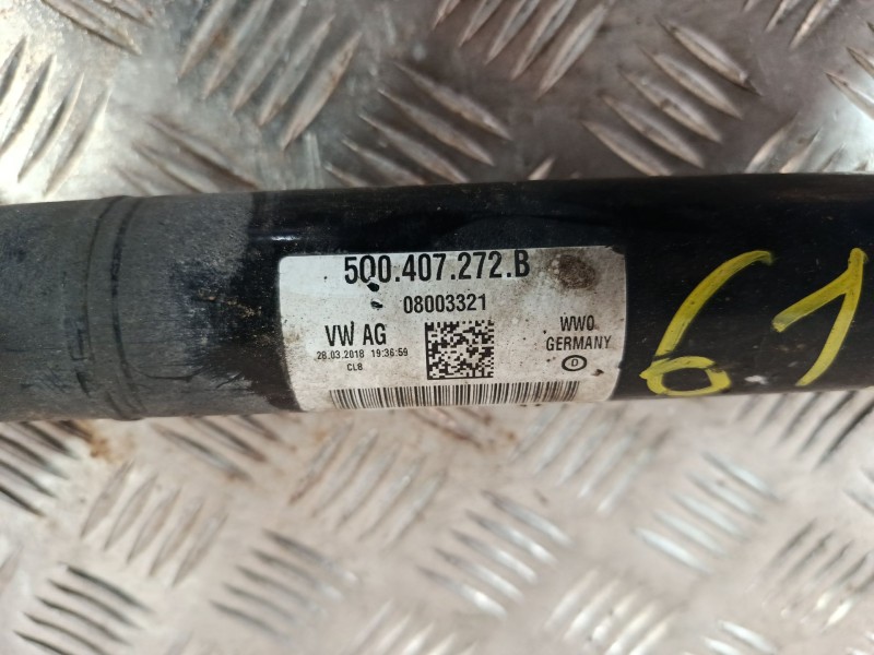 Recambio de transmision delantera derecha para seat leon (5f1) 1.2 tsi referencia OEM IAM 500407272B  