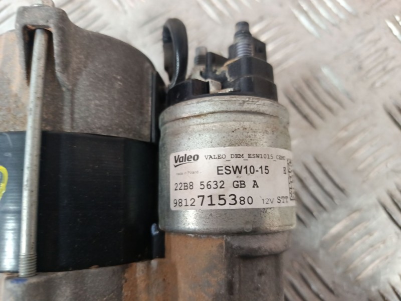 Recambio de motor arranque para peugeot 208 i (ca_, cc_) 1.2 puretech 82 referencia OEM IAM 9812715380  