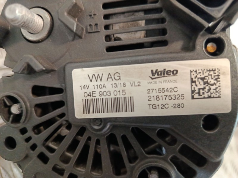 Recambio de alternador para seat leon (5f1) 1.2 tsi referencia OEM IAM 2715542C  