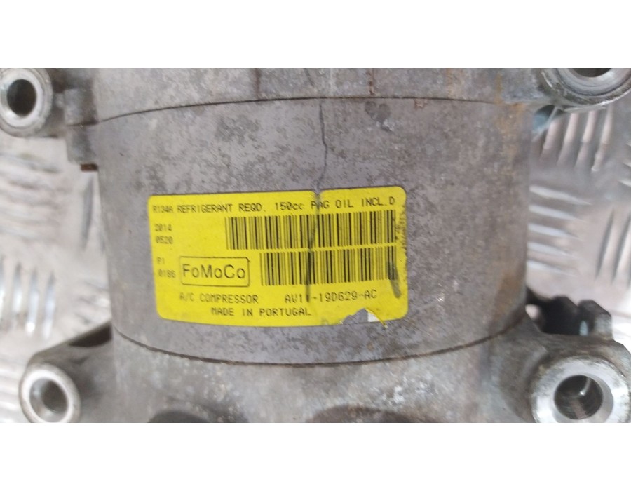 Recambio de compresor aire acondicionado para ford fiesta (ccn) 1.25 16v cat referencia OEM IAM 19D629  