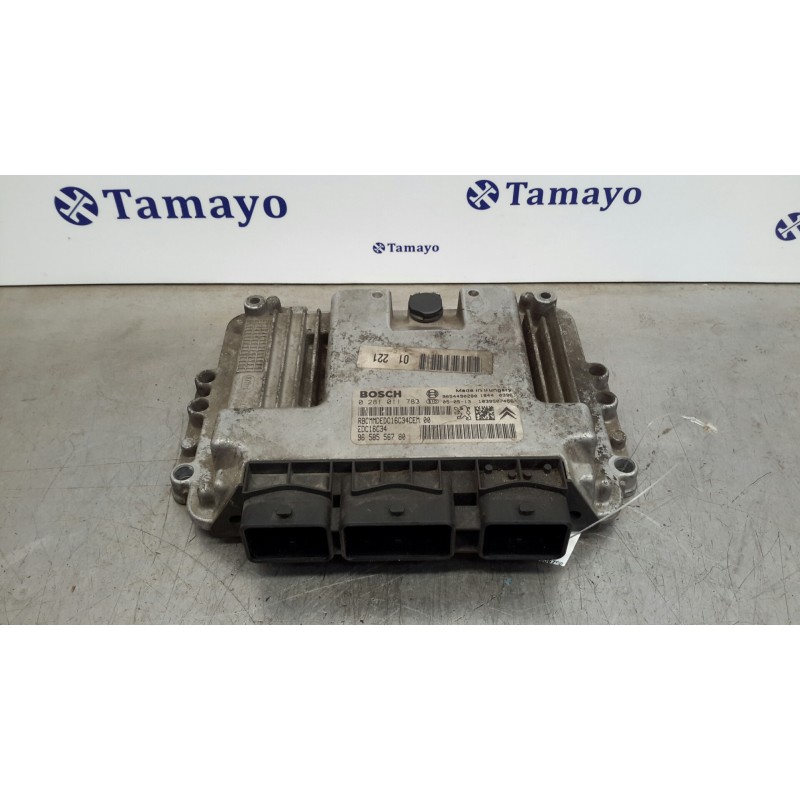 Recambio de centralita motor uce para peugeot 206 berlina 1.4 hdi referencia OEM IAM 0281011783 EDC16C34 9658556780