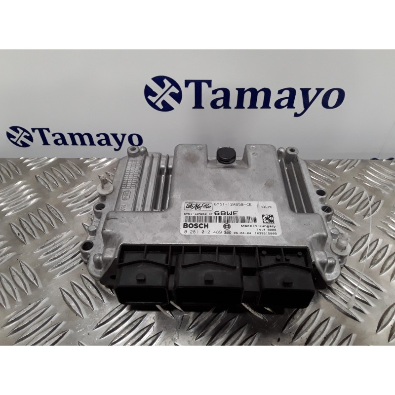 Recambio de centralita motor uce para ford focus berlina (cap) 1.6 tdci cat referencia OEM IAM 6M5112A650CE  0281012489