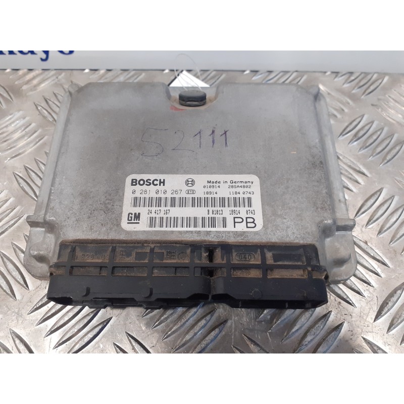 Recambio de centralita motor uce para opel astra g berlina 2.0 dti referencia OEM IAM 0281010267 28SA4802 24417167
