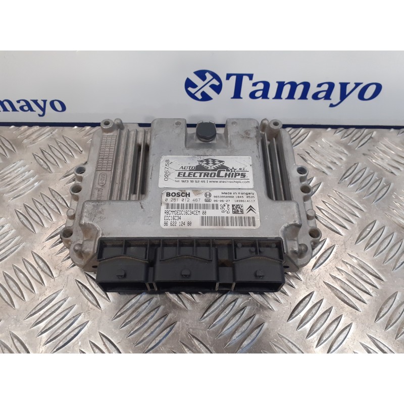 Recambio de centralita motor uce para peugeot 207 1.6 16v hdi referencia OEM IAM 0281012467 EDC16C34 9653958990