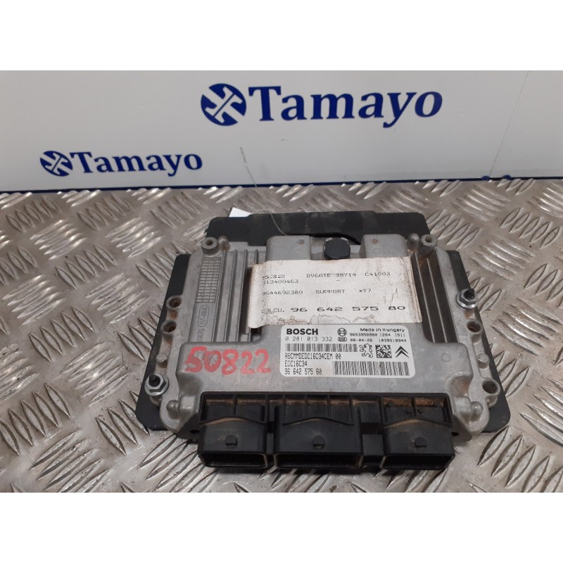 Recambio de centralita motor uce para peugeot 308 1.6 16v hdi referencia OEM IAM 0281013332 EDC16C34 9664257580