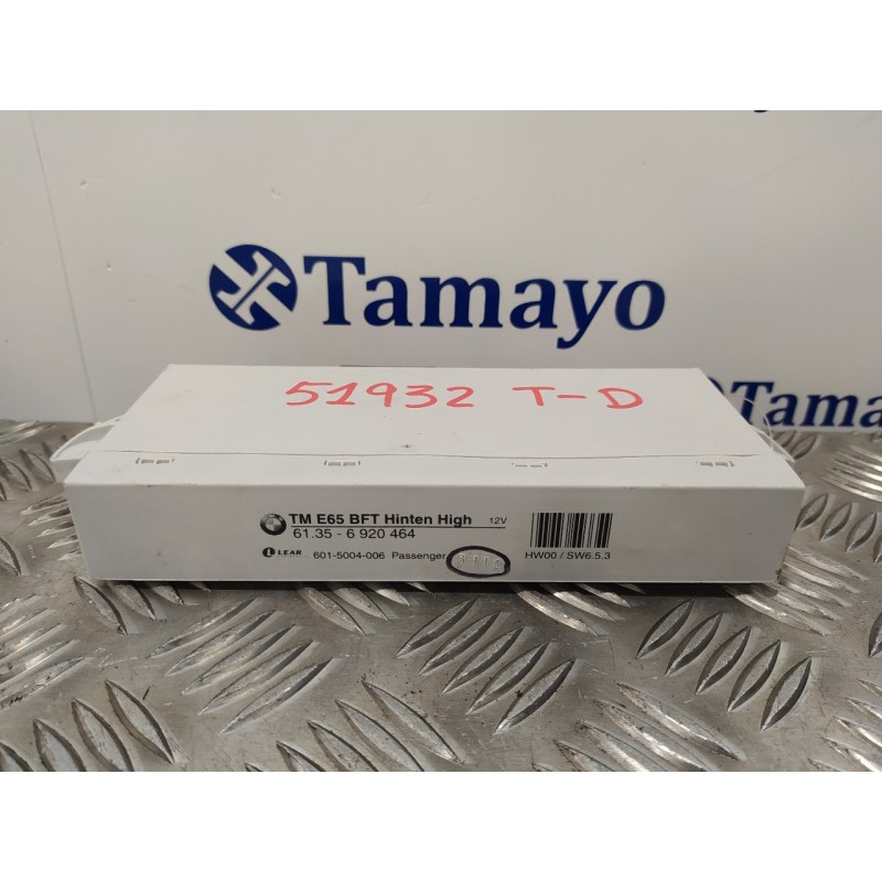 Recambio de modulo electronico para bmw serie 7 (e65/e66) 3.6 v8 32v cat referencia OEM IAM 61356920464  