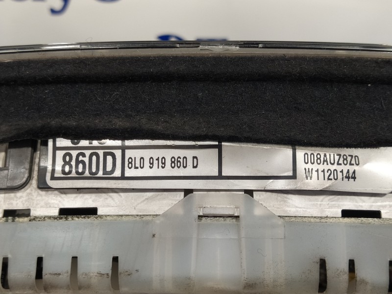 Recambio de cuadro instrumentos para audi a3 (8l) 1.9 tdi referencia OEM IAM 8L0919860D  W1120144