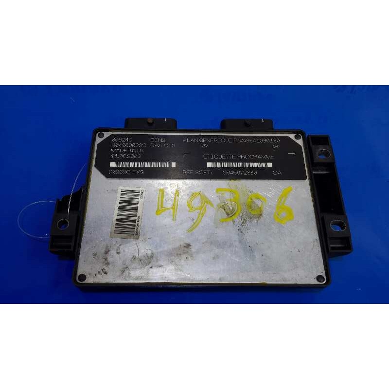 Recambio de centralita motor uce para peugeot 206 berlina 1.9 diesel referencia OEM IAM 9641390180 9646672880 R04080030C