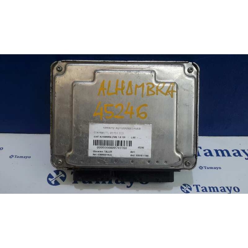 Recambio de centralita motor uce para seat alhambra (7v9) 1.9 tdi referencia OEM IAM 038906019LQ EDC15P+ 0281011144