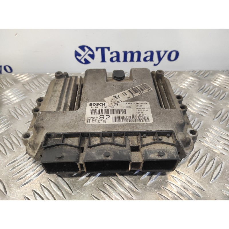 Recambio de centralita motor uce para peugeot 206 berlina 1.4 hdi referencia OEM IAM 0281010707 9647158380 9647785780