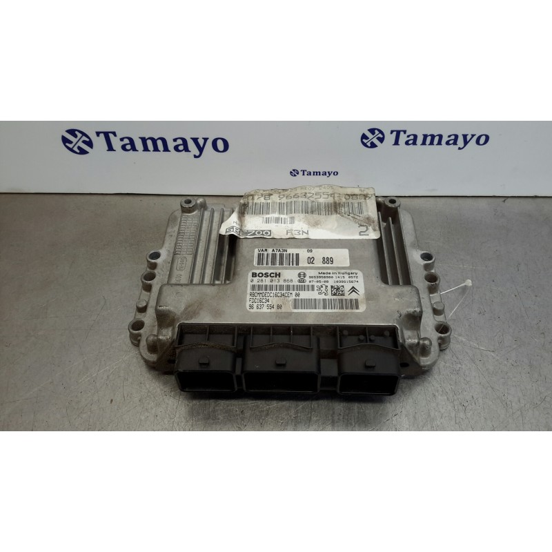 Recambio de centralita motor uce para peugeot 207 1.6 16v hdi referencia OEM IAM 9663755480 EDC16C34 0281013868