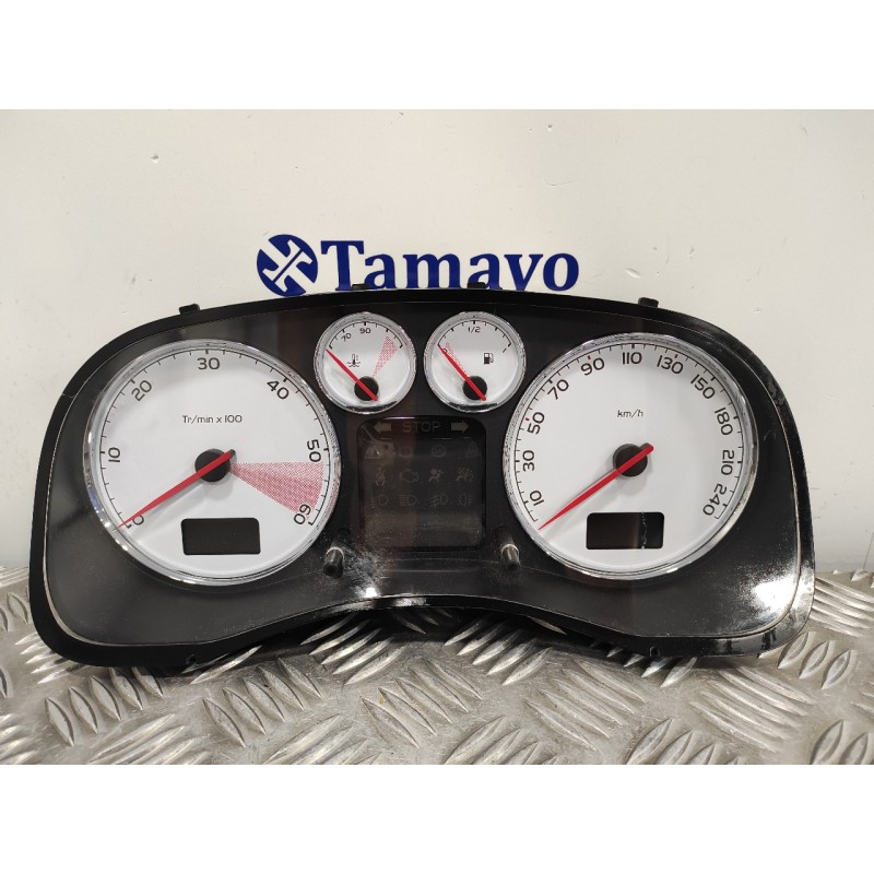 Recambio de cuadro instrumentos para peugeot 307 berlina (s2) 1.6 16v cat referencia OEM IAM P9661323180 9661323180 281174477