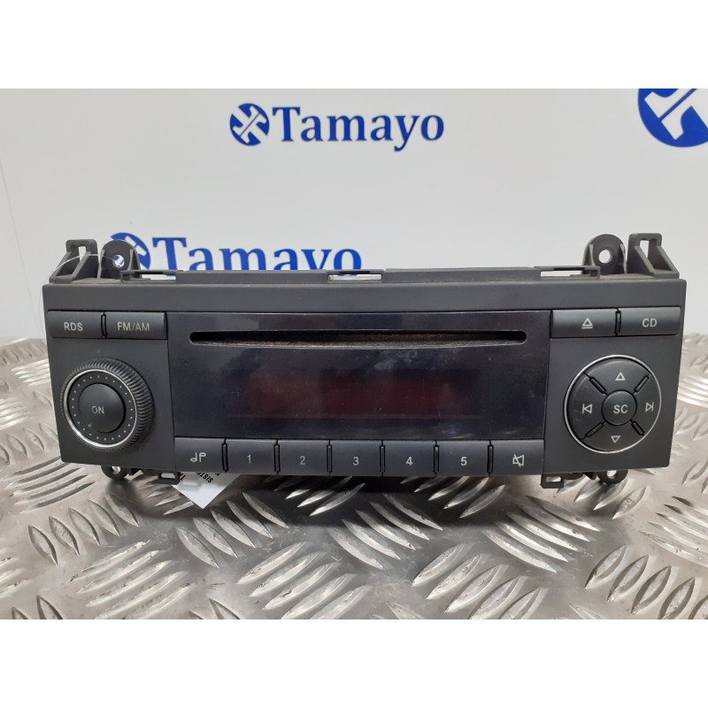 Recambio de sistema audio / radio cd para mercedes clase a (w169) a 160 cdi (169.006) referencia OEM IAM A1698200286  BE6086
