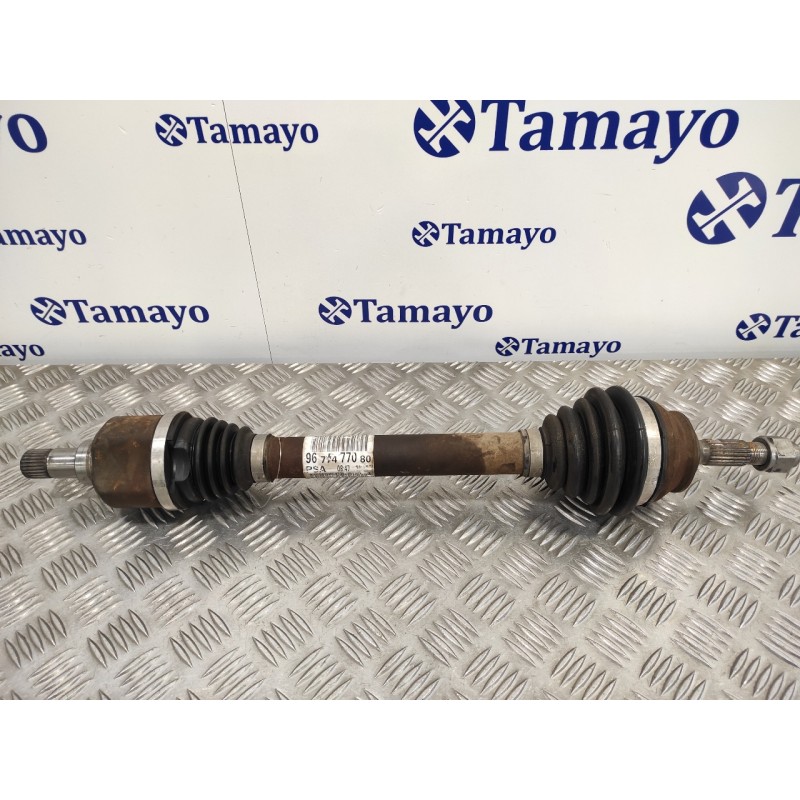 Recambio de transmision delantera izquierda para citroen c4 cactus 1.6 e-hdi fap referencia OEM IAM 9677477080  