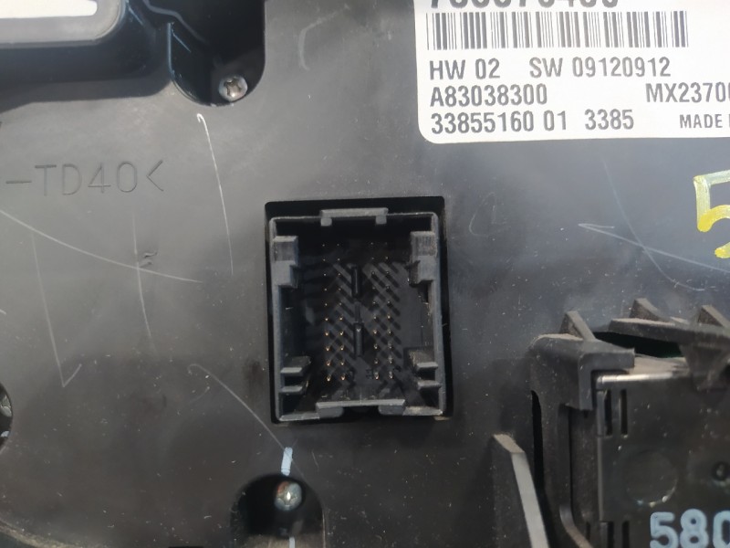 Recambio de mando climatizador para fiat 500 (312) 595 turbo referencia OEM IAM 735576409  