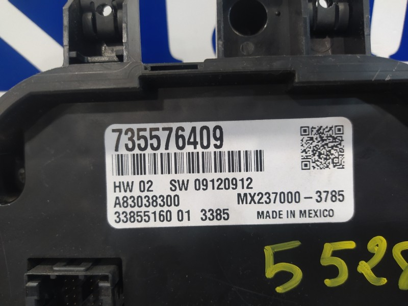 Recambio de mando climatizador para fiat 500 (312) 595 turbo referencia OEM IAM 735576409  