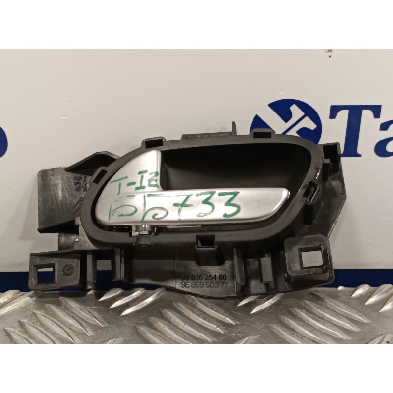 Recambio de maneta interior trasera izquierda para citroen c5 berlina 1.6 hdi fap referencia OEM IAM 9660525480 9685950377 74921