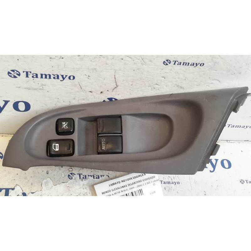 Recambio de mando elevalunas delantero izquierdo para nissan almera (n16/e) 2.2 16v turbodiesel cat referencia OEM IAM   