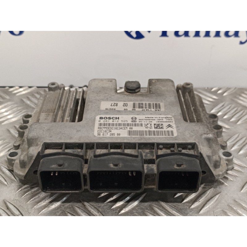 Recambio de centralita motor uce para peugeot 206 berlina 1.4 hdi referencia OEM IAM 0281012525 EDC16C34 9661728580