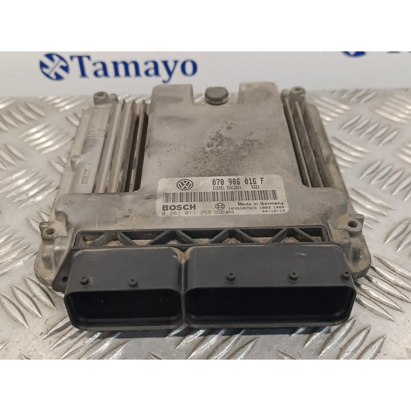 Recambio de centralita motor uce para volkswagen touareg (7la) 2.5 tdi referencia OEM IAM 0281011258 EDC16U1 070906016F