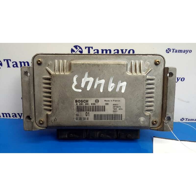 Recambio de centralita motor uce para citroen saxo 1.5 diesel referencia OEM IAM 0281001839  9630059880