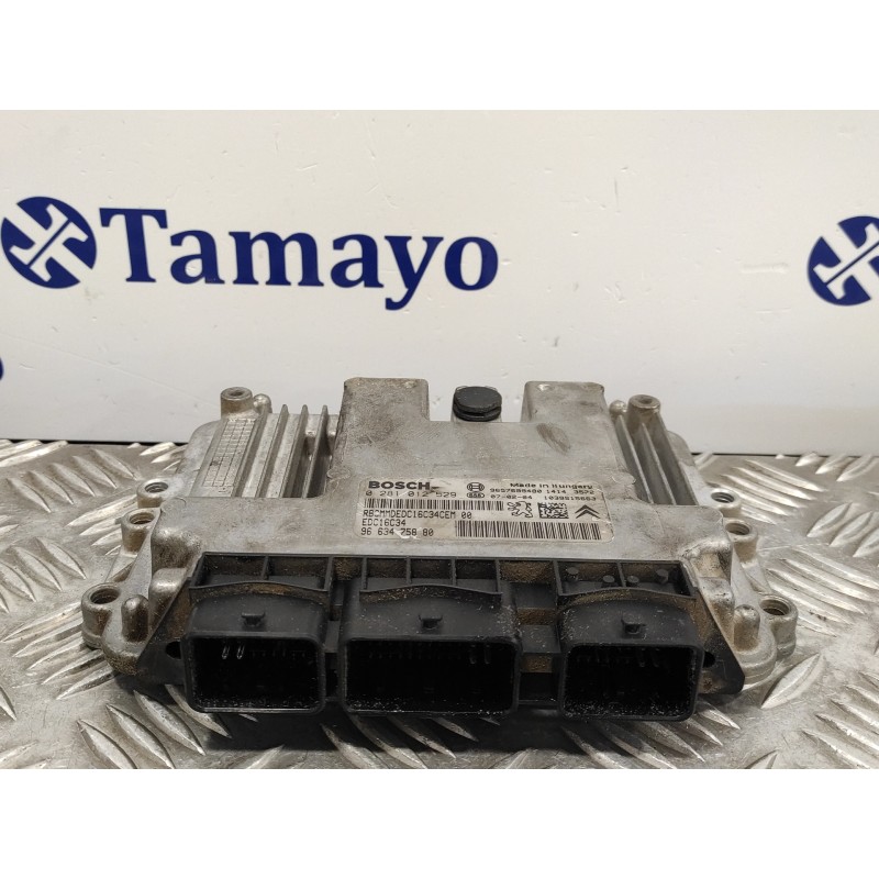 Recambio de centralita motor uce para citroen c3 1.4 hdi referencia OEM IAM 0281012529 EDC16C34 9663475880
