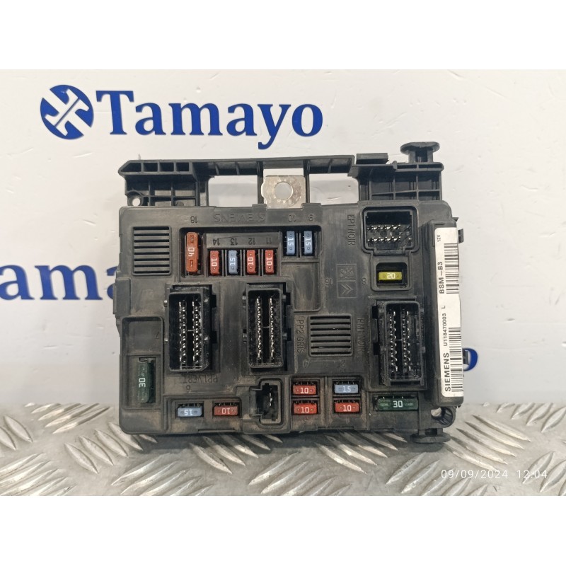 Recambio de caja reles / fusibles para citroen berlingo 1.6 16v hdi referencia OEM IAM 9650618480 BSMB3 965061848000