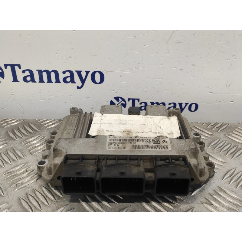 Recambio de centralita motor uce para citroen c4 berlina 1.6 16v cat (nfu / tu5jp4) referencia OEM IAM 0281011629 EDC16C34 96589