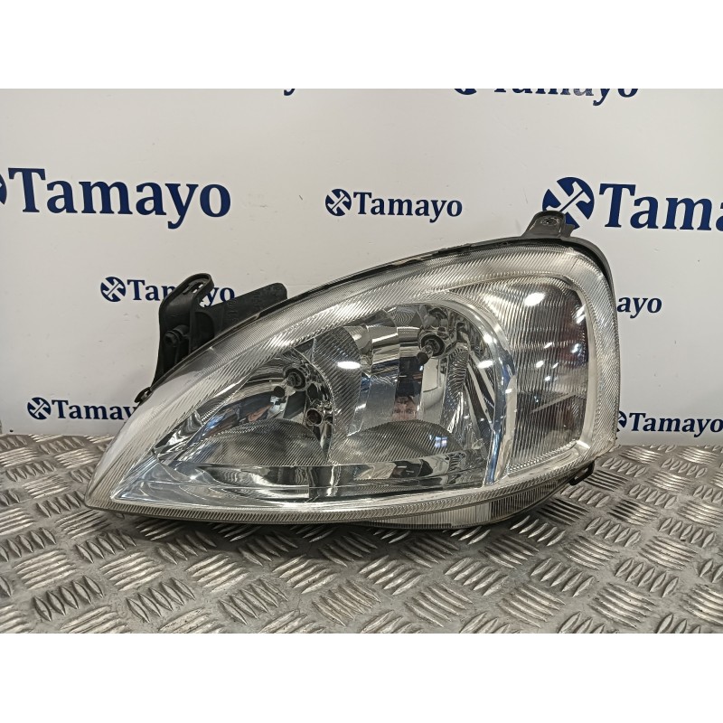 Recambio de faro izquierdo para opel corsa c 1.2 16v cat (z 12 xe / lw4) referencia OEM IAM 09114329  89302111