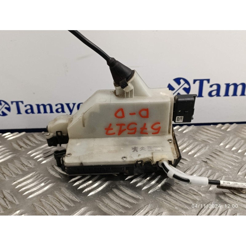 Recambio de cerradura puerta delantera derecha para peugeot 2008 (--.2013) 1.2 12v e-thp / puretech referencia OEM IAM 981250078