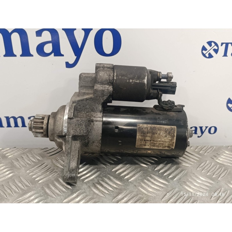 Recambio de motor arranque para volkswagen t5 transporter (7e) 2.0 tdi referencia OEM IAM 02Z911024H  0001153007