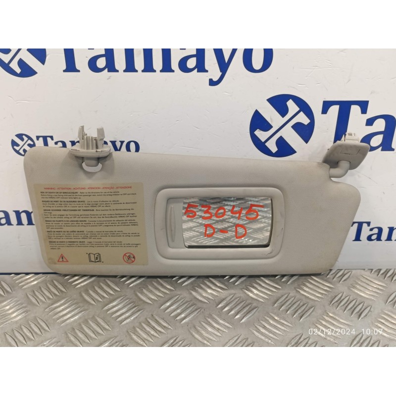 Recambio de parasol derecho para renault megane iii sport tourer 1.5 dci diesel fap referencia OEM IAM   