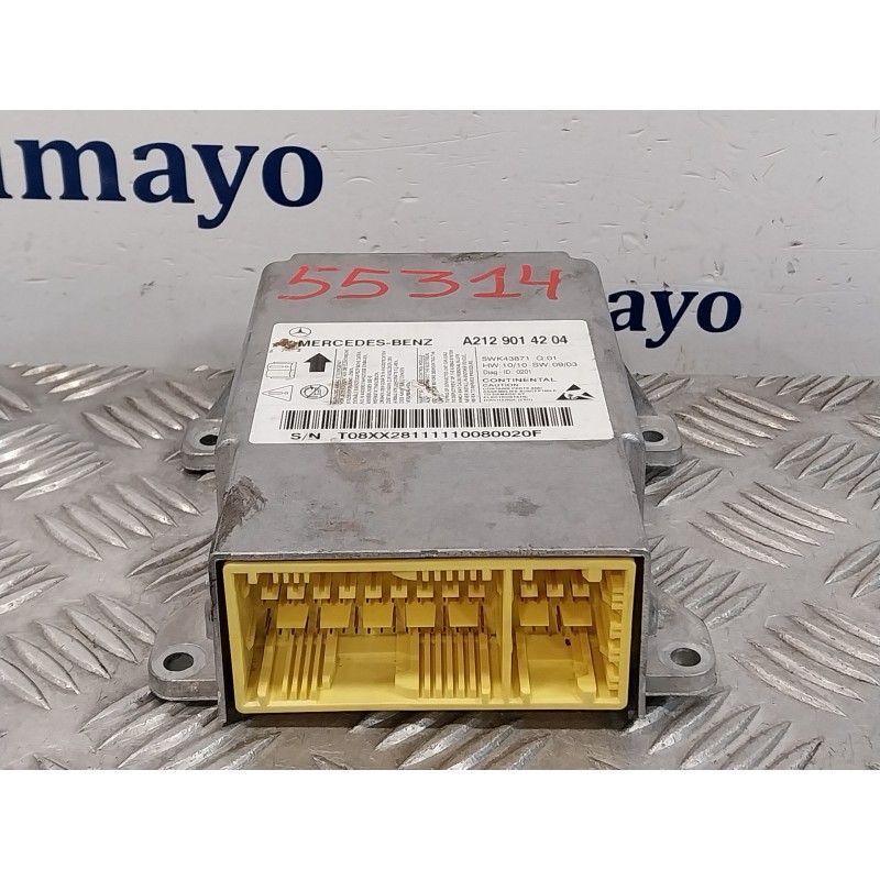 Recambio de centralita airbag para mercedes clase e (w212) lim. 3.0 cdi cat referencia OEM IAM A2129014204  5WK43871