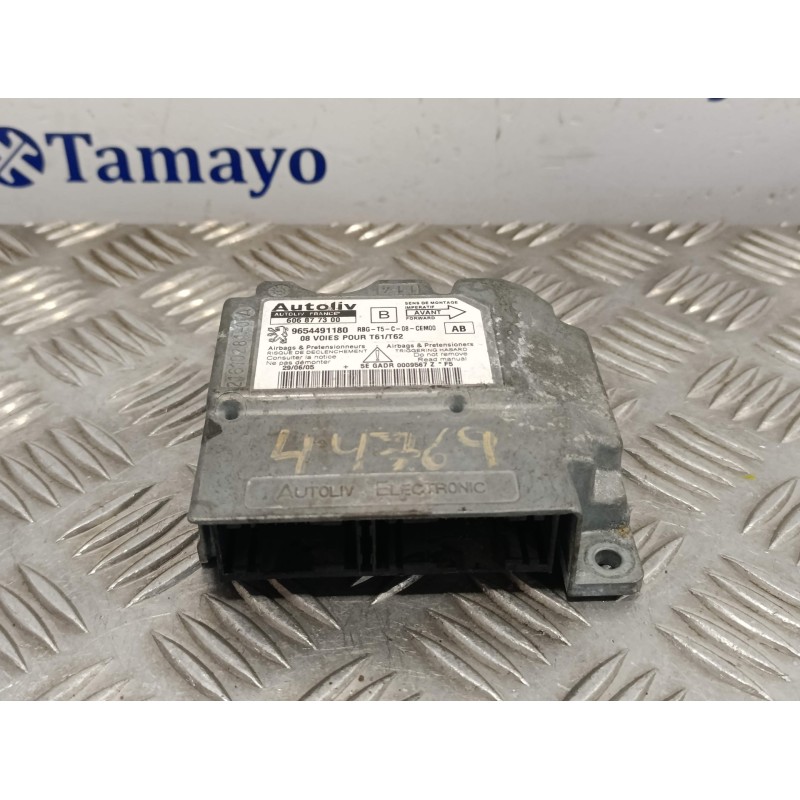 Recambio de centralita airbag para peugeot 307 berlina (s2) 1.6 hdi cat (9hz / dv6ted4) referencia OEM IAM 9654491180  606877300