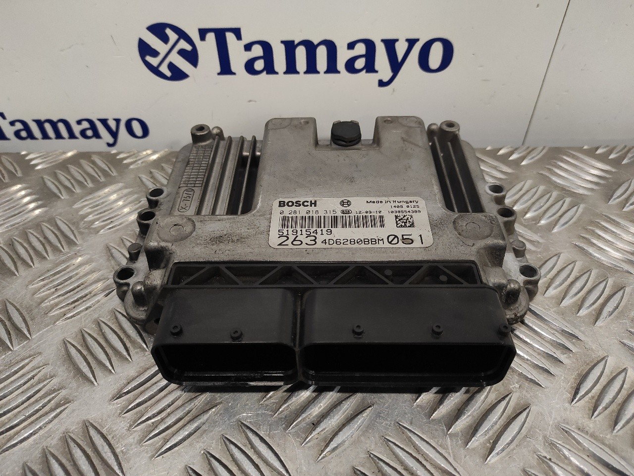 0281018315 ECU-MOTORSTEUERGERÄT UCE MOTORSTEUERGERÄT / 51915419 / 4D6280BBM / 10